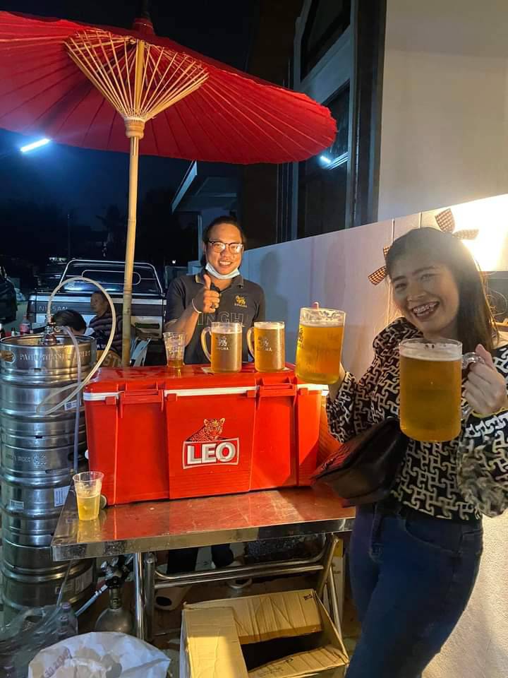 บรรยากาศกับเบียร์ลีโอ
